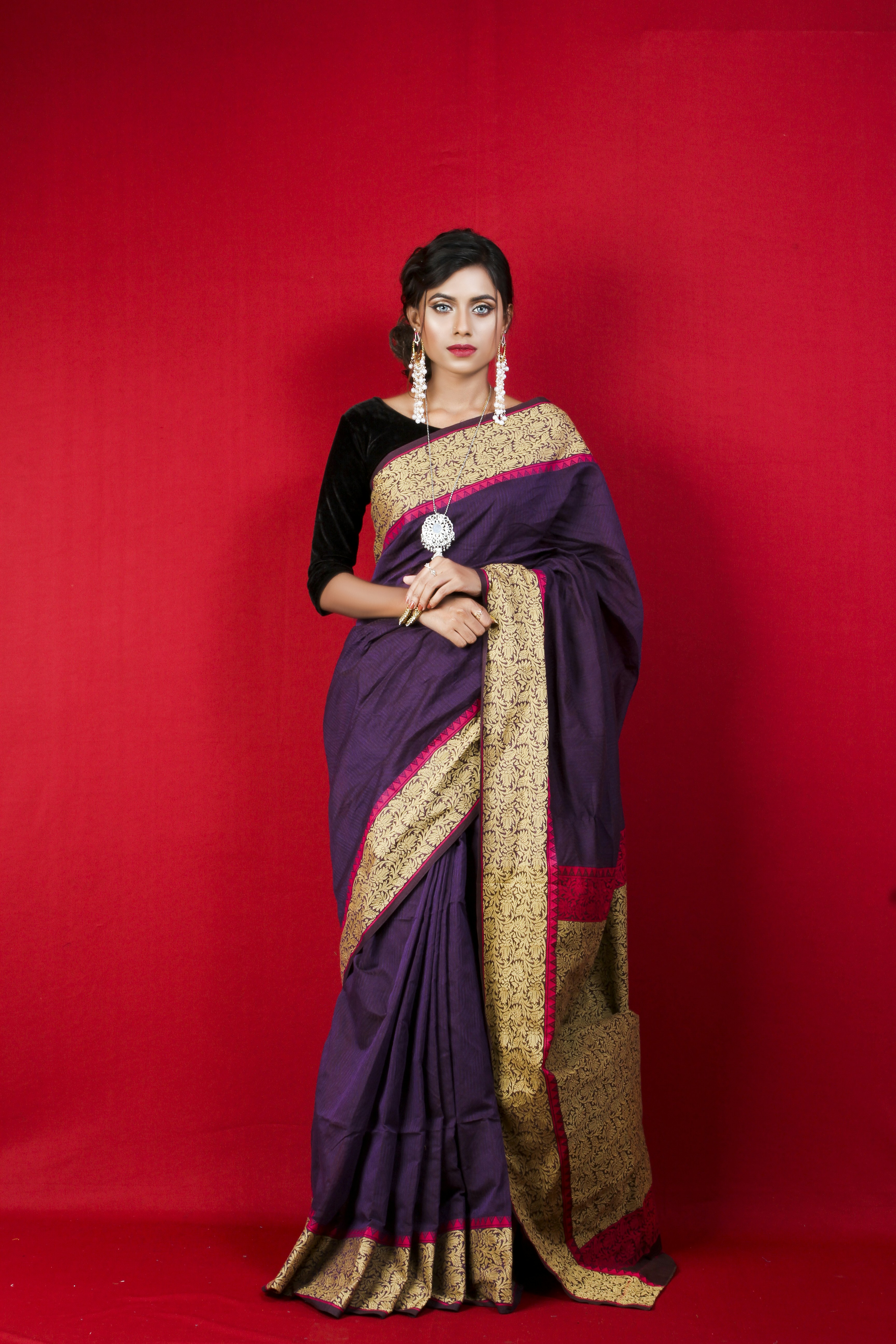 Handwoven Cotton Saree